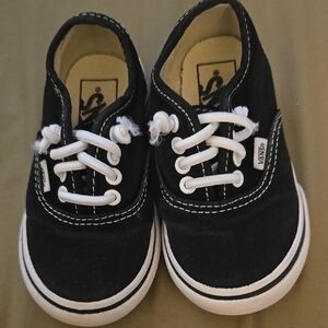 Vans Kids Black Sneakers